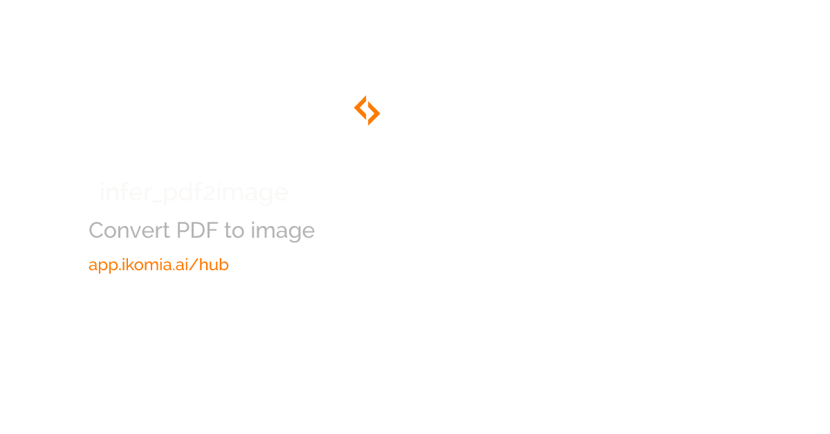 infer_pdf2image · OTHER · Ikomia HUB