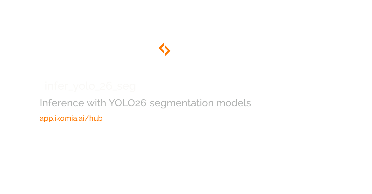 infer_yolo_26_seg · Instance Segmentation Algorithm · Ikomia HUB